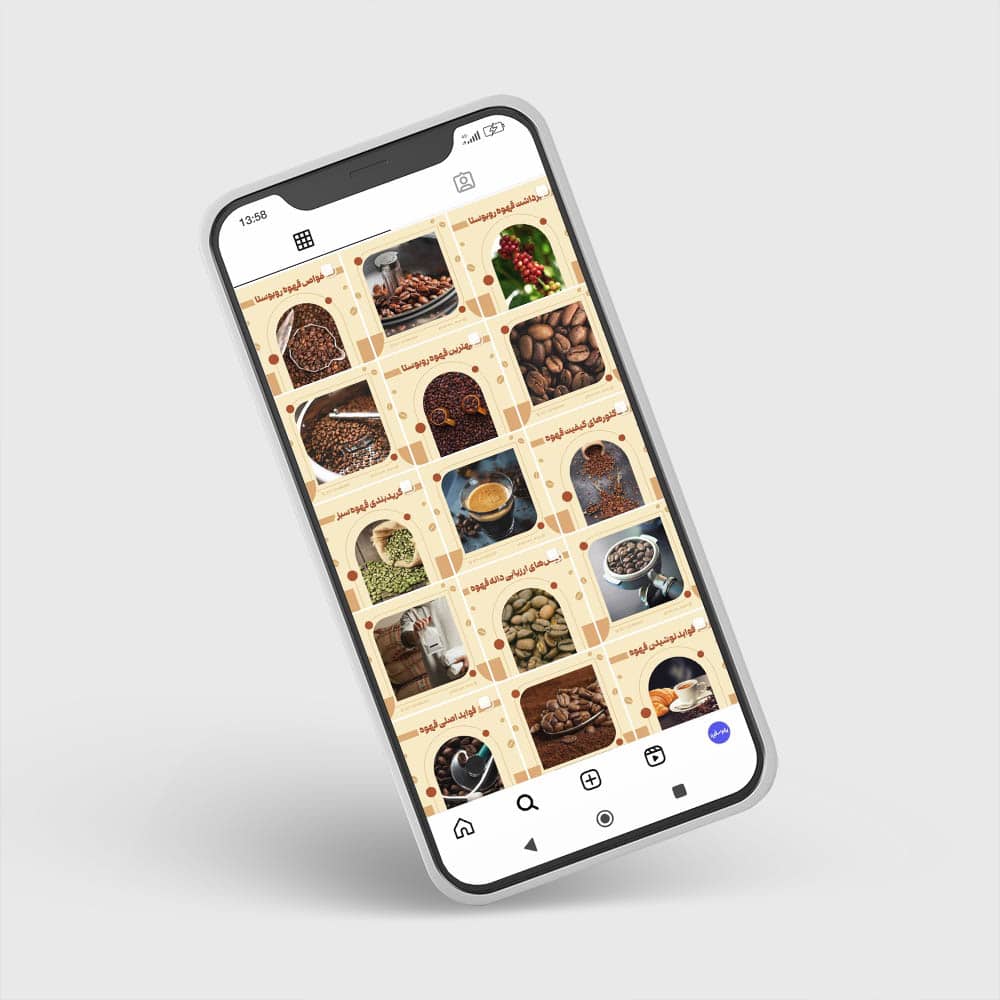 Blank screen smart phone Computer with element PSD Mockup